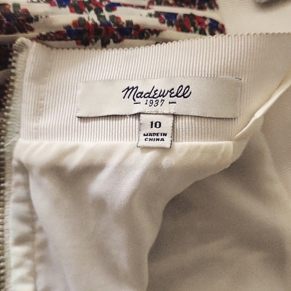 Madewell RARE Pleated Diamond Floral Midi Skirt - Picture 6 of 7